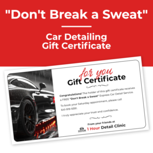 Don't Break a Sweat Car Detailing Service