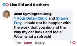 Shawn Frey - 1-Hour Detail Clinic Testimonial